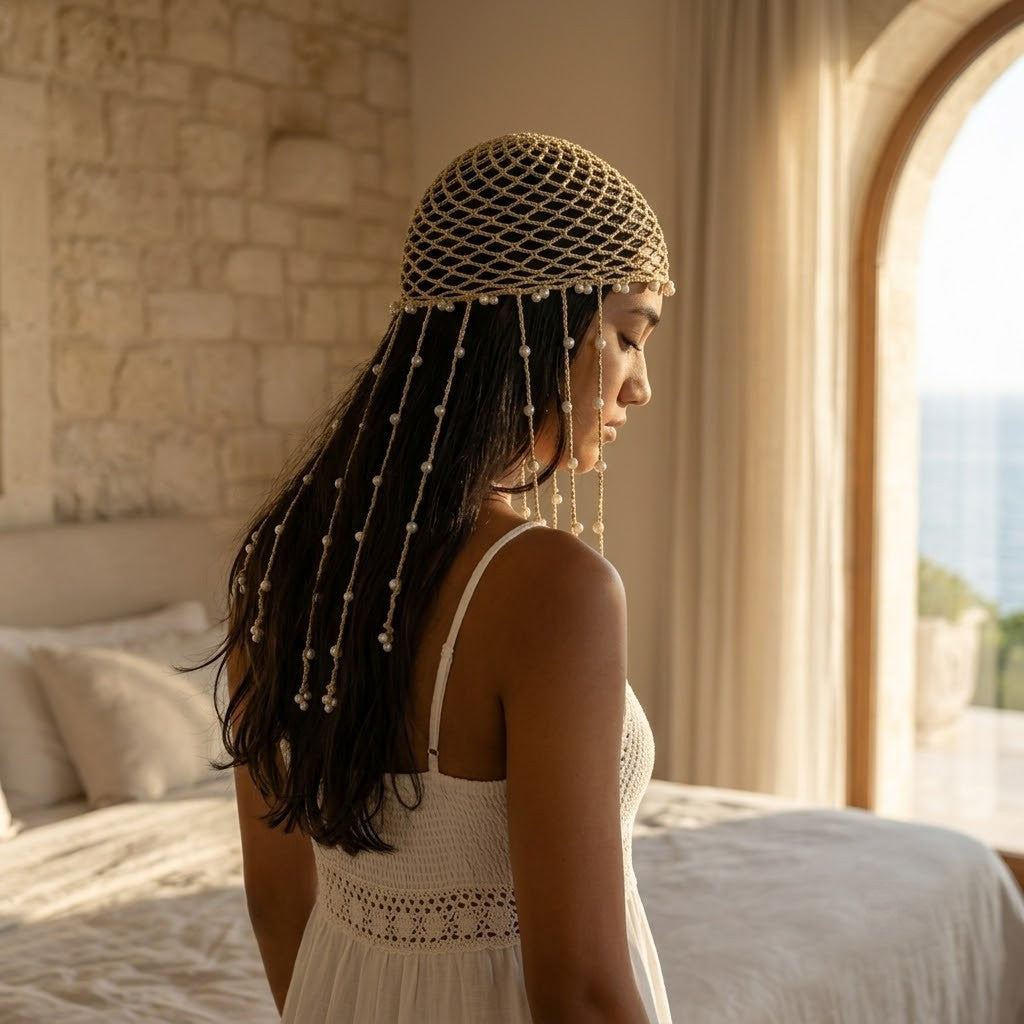 Dorra Pearl Headpiece